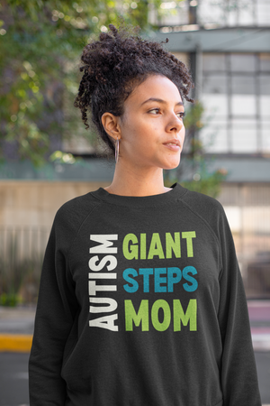 Open image in slideshow, Autism GS Mom Unisex Crewneck Sweatshirt ( 3 color options)

