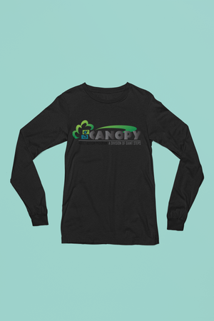 Open image in slideshow, Canopy Unisex Long Sleeve Crewneck Tee (4 colors available)
