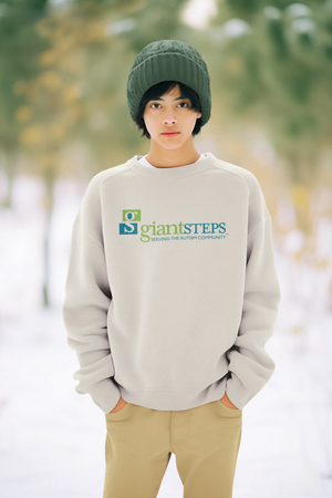 Open image in slideshow, Giant Steps Youth Unisex Fleece Crewneck Sweatshirt (4 colors available)
